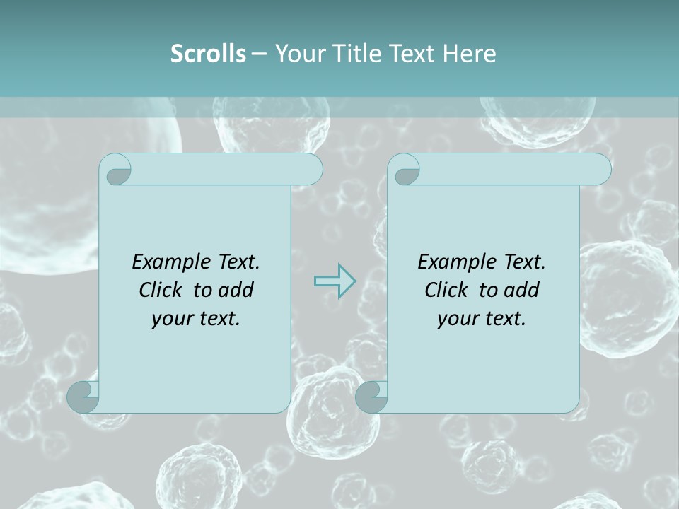 Microscope Sickness Medicine PowerPoint Template