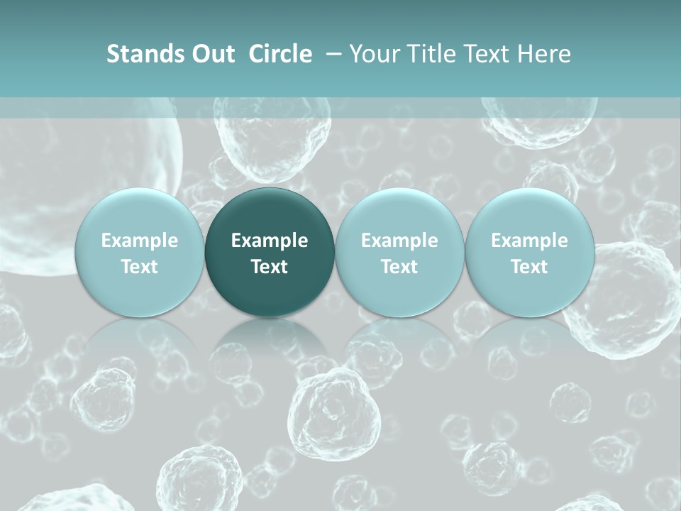 Microscope Sickness Medicine PowerPoint Template