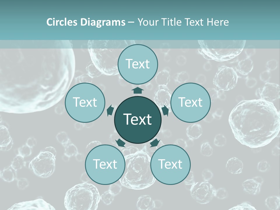Microscope Sickness Medicine PowerPoint Template