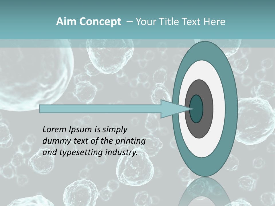Microscope Sickness Medicine PowerPoint Template