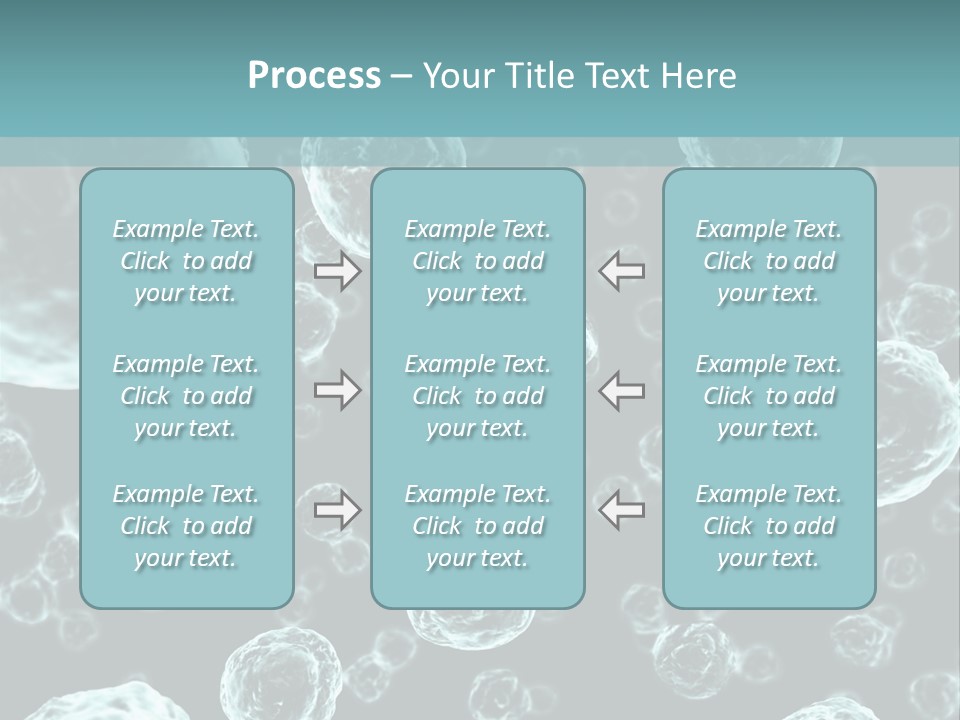 Microscope Sickness Medicine PowerPoint Template
