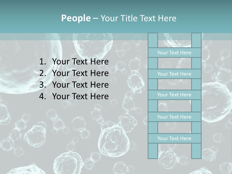Microscope Sickness Medicine PowerPoint Template