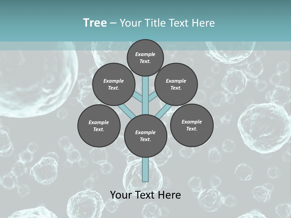 Microscope Sickness Medicine PowerPoint Template