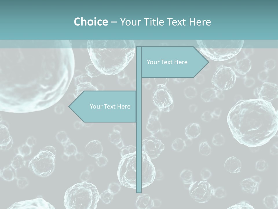 Microscope Sickness Medicine PowerPoint Template