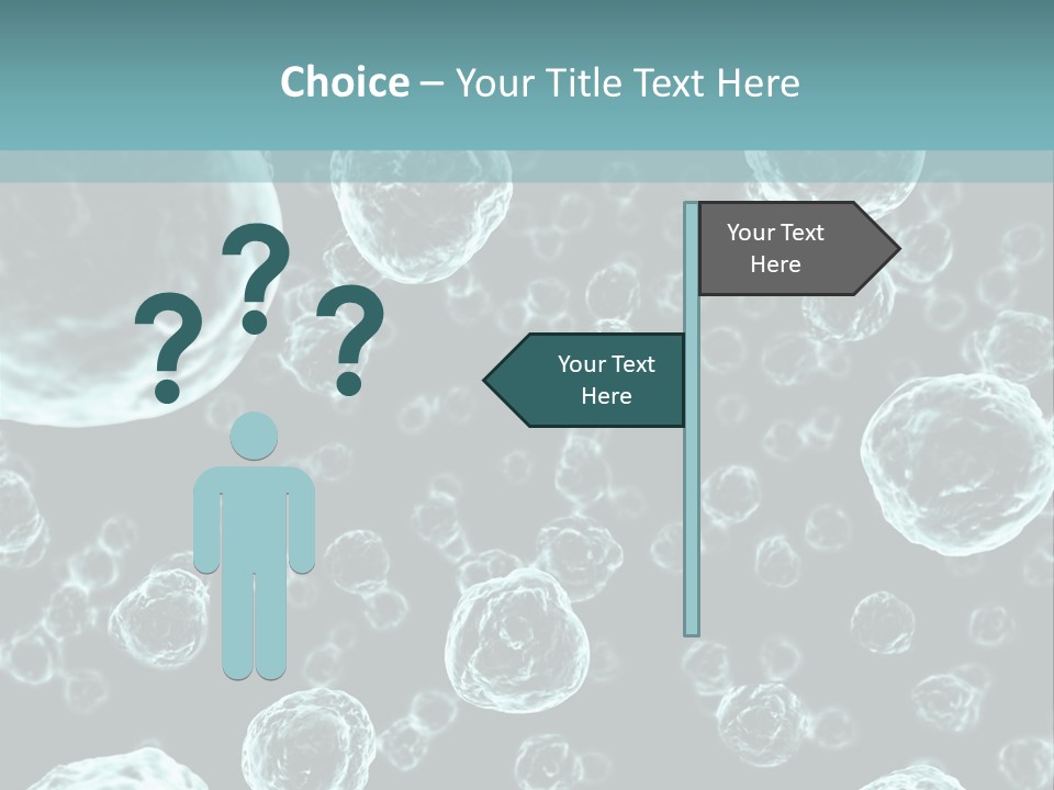 Microscope Sickness Medicine PowerPoint Template