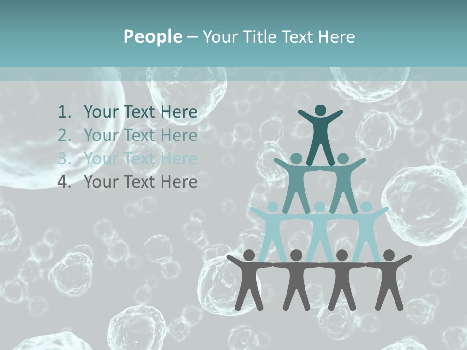 Microscope Sickness Medicine PowerPoint Template