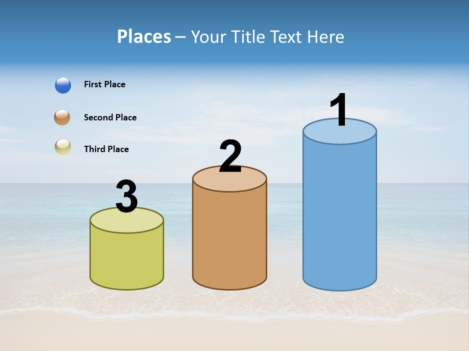 Sunlight Tropical Sea PowerPoint Template