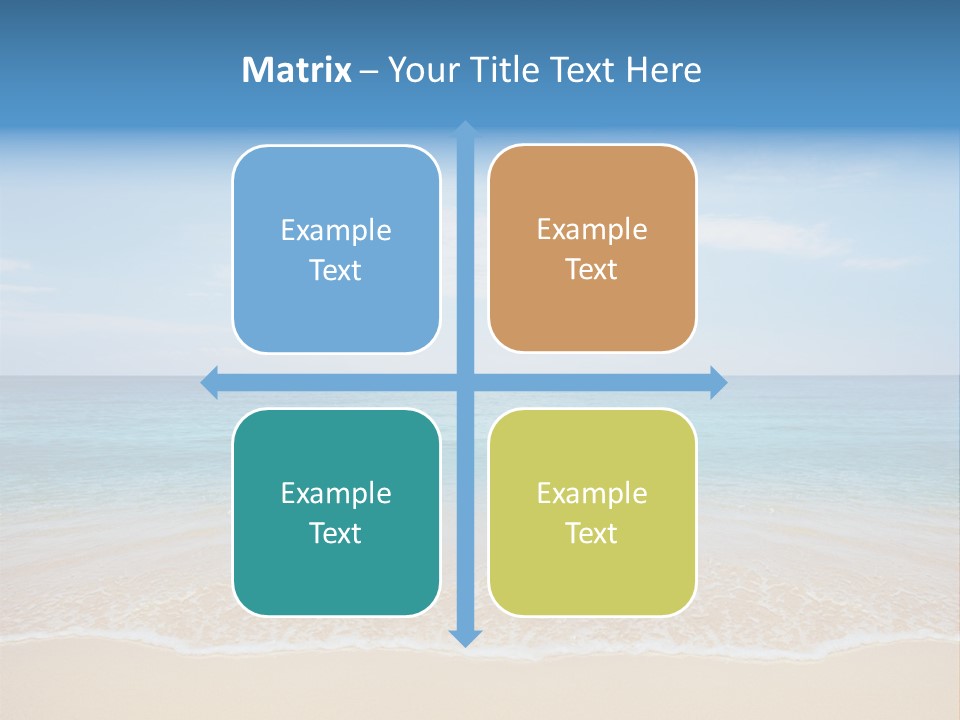 Sunlight Tropical Sea PowerPoint Template