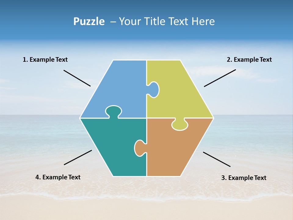 Sunlight Tropical Sea PowerPoint Template