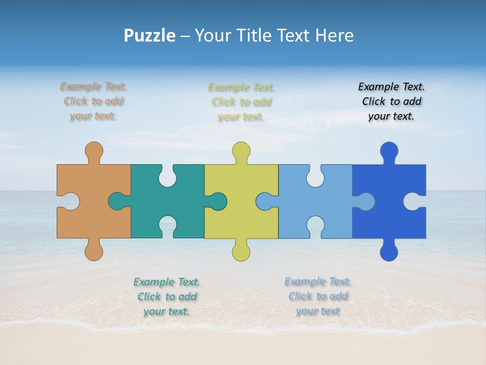 Sunlight Tropical Sea PowerPoint Template