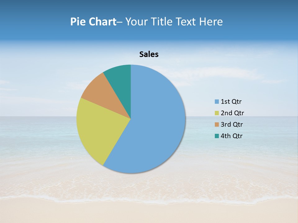 Sunlight Tropical Sea PowerPoint Template