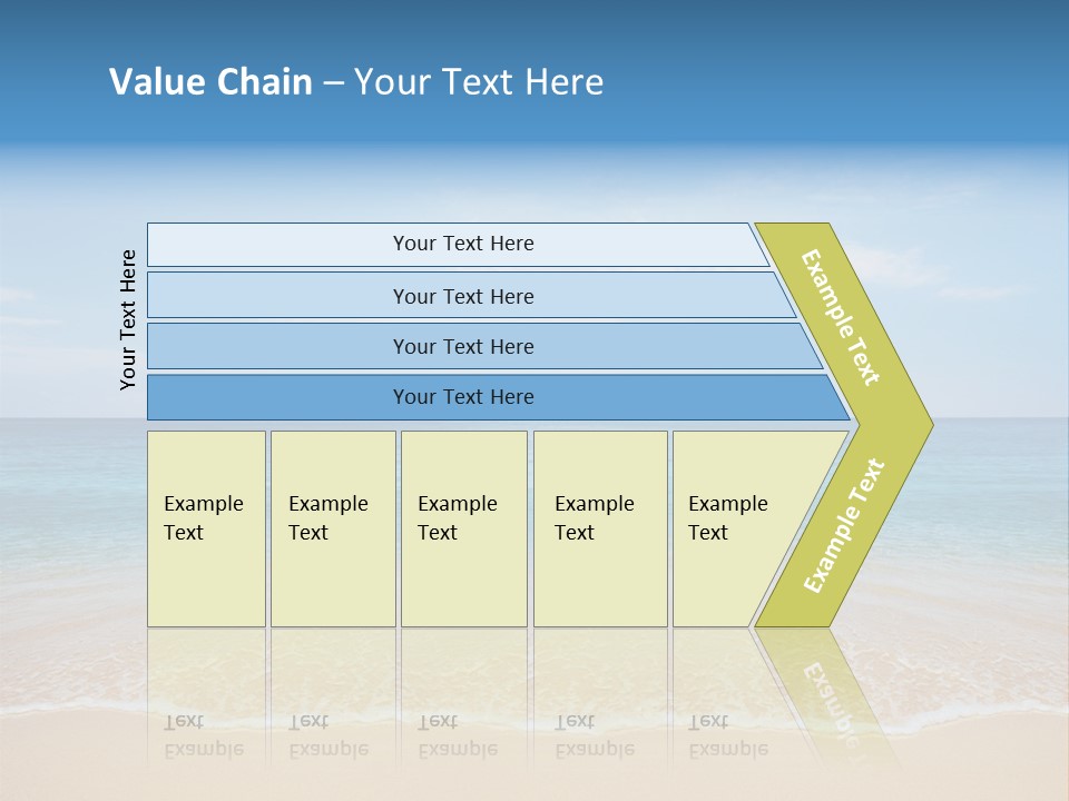 Sunlight Tropical Sea PowerPoint Template