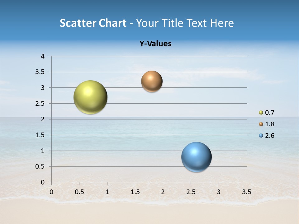 Sunlight Tropical Sea PowerPoint Template