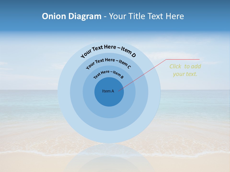 Sunlight Tropical Sea PowerPoint Template