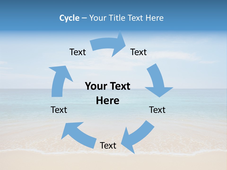 Sunlight Tropical Sea PowerPoint Template