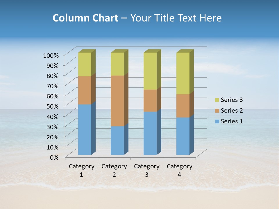 Sunlight Tropical Sea PowerPoint Template