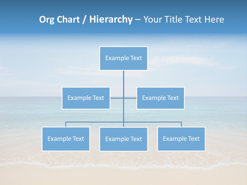 Sunlight Tropical Sea PowerPoint Template