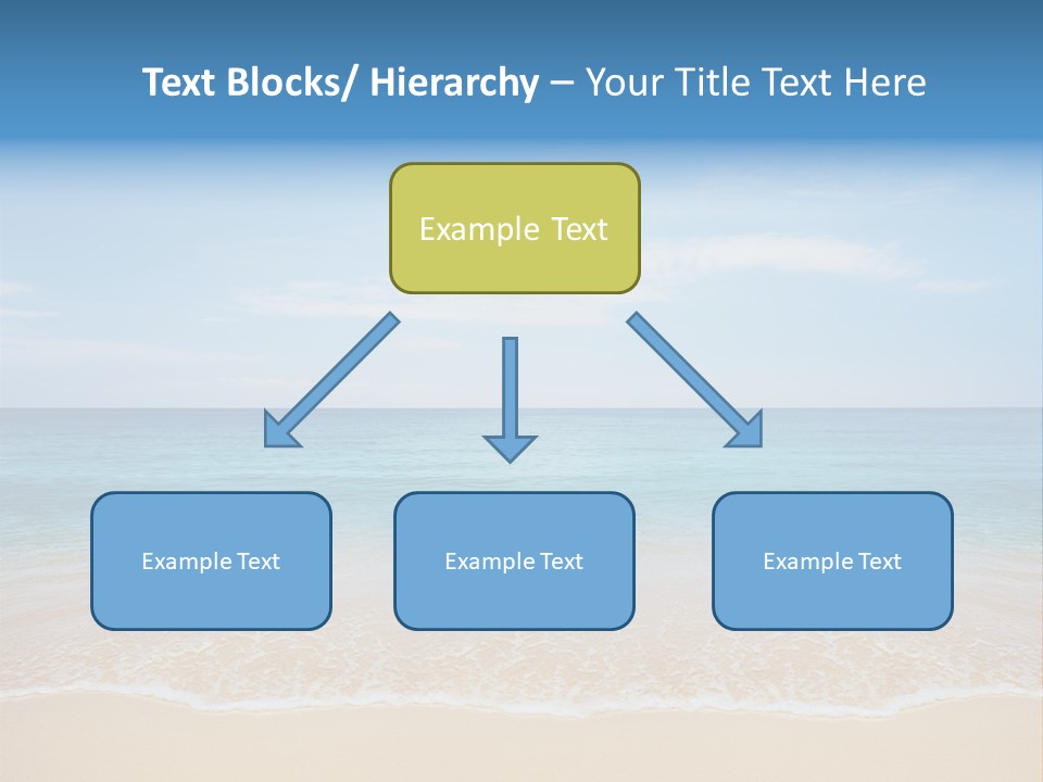 Sunlight Tropical Sea PowerPoint Template