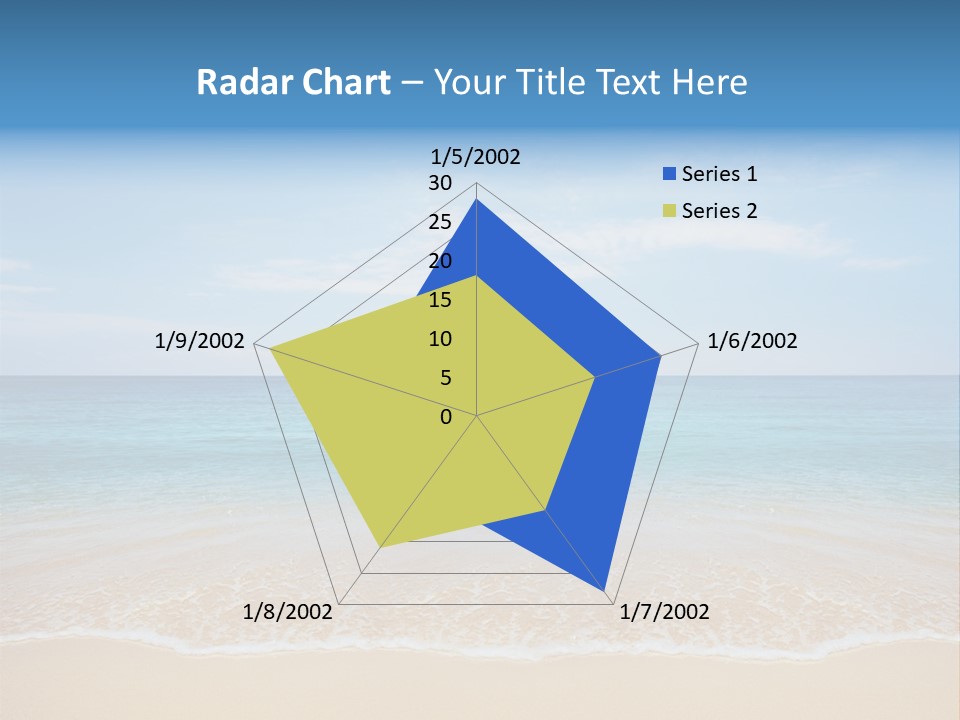 Sunlight Tropical Sea PowerPoint Template