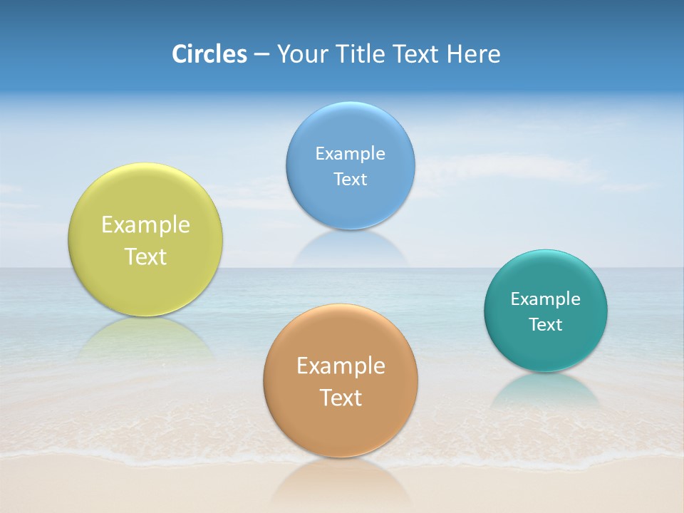 Sunlight Tropical Sea PowerPoint Template