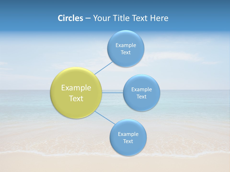 Sunlight Tropical Sea PowerPoint Template