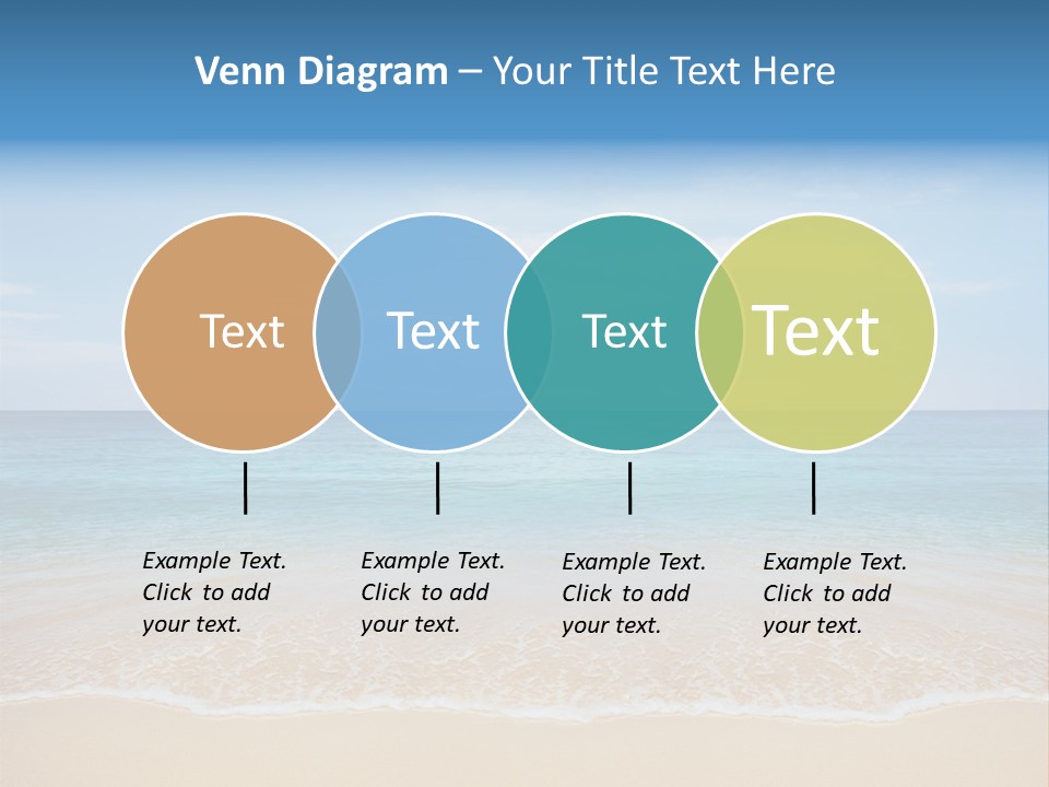 Sunlight Tropical Sea PowerPoint Template