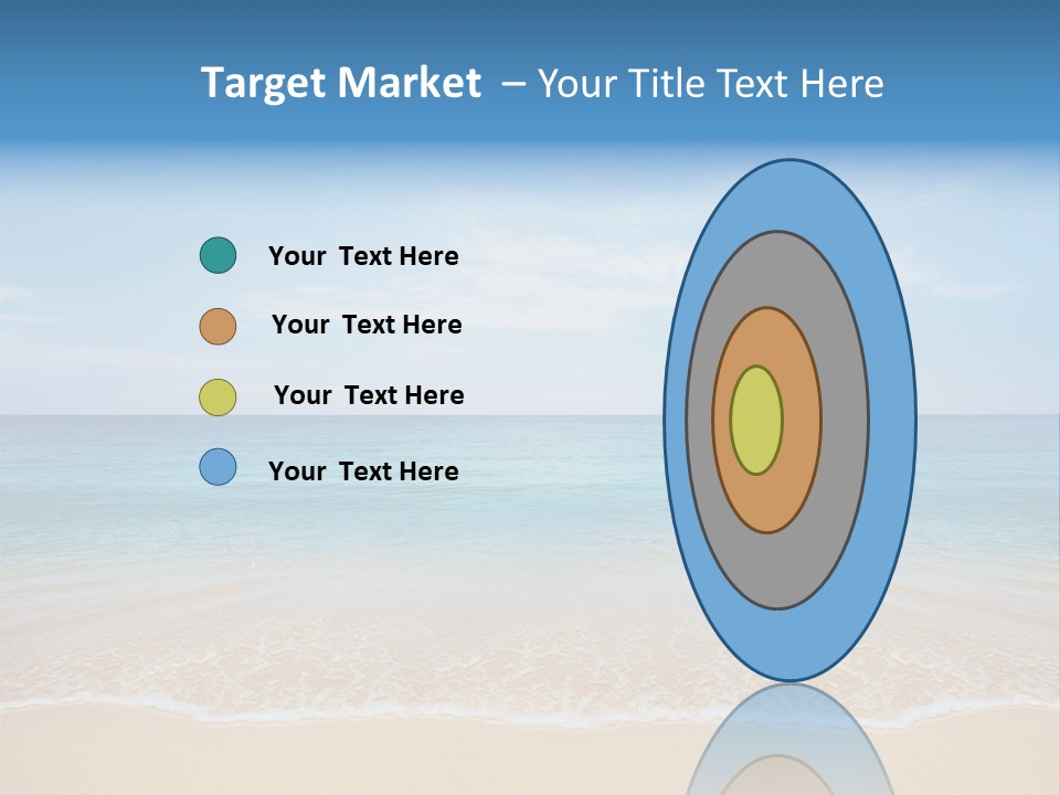Sunlight Tropical Sea PowerPoint Template