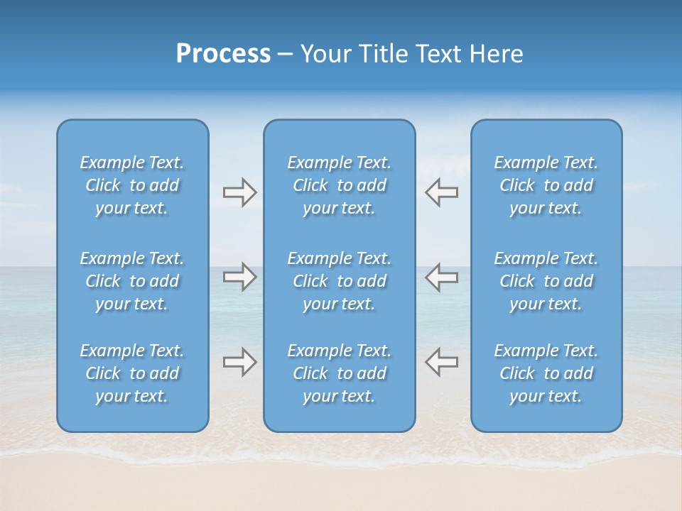 Sunlight Tropical Sea PowerPoint Template