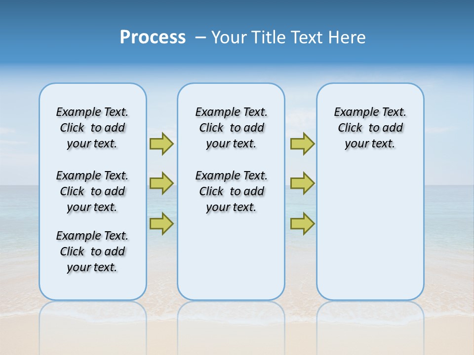 Sunlight Tropical Sea PowerPoint Template
