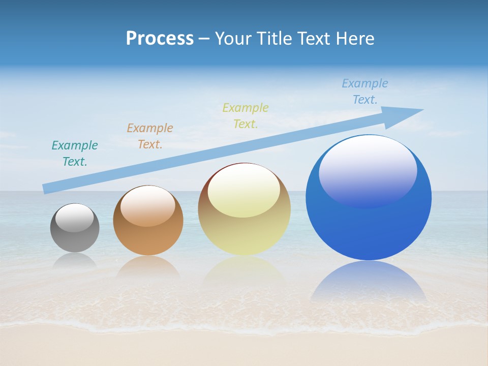 Sunlight Tropical Sea PowerPoint Template