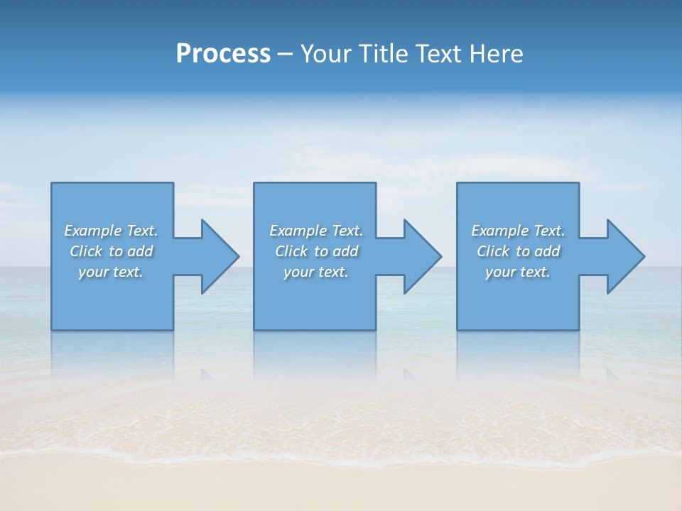 Sunlight Tropical Sea PowerPoint Template