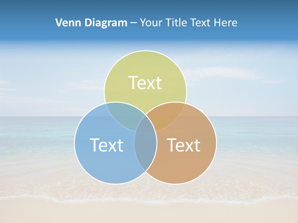 Sunlight Tropical Sea PowerPoint Template