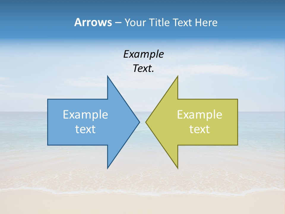 Sunlight Tropical Sea PowerPoint Template