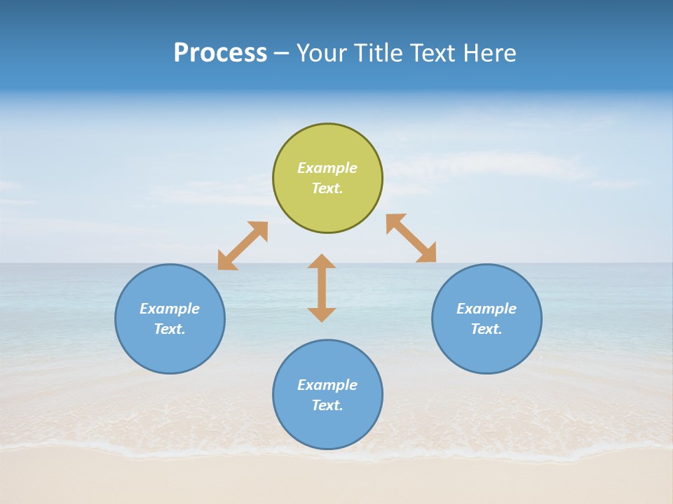 Sunlight Tropical Sea PowerPoint Template