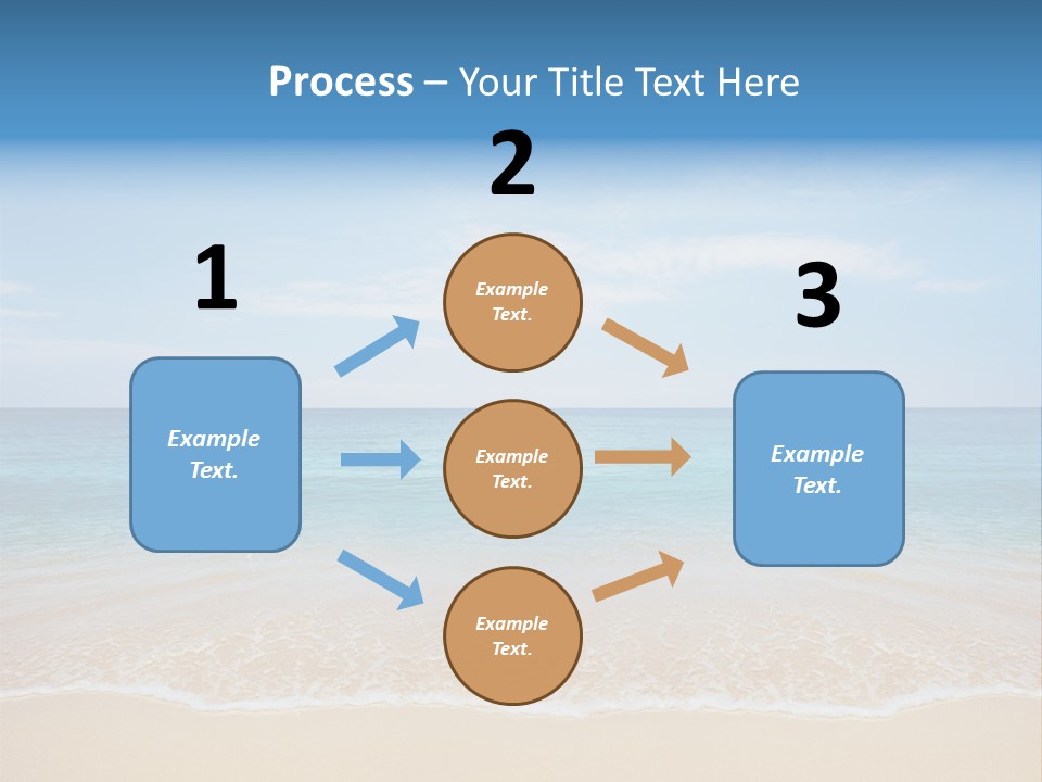 Sunlight Tropical Sea PowerPoint Template
