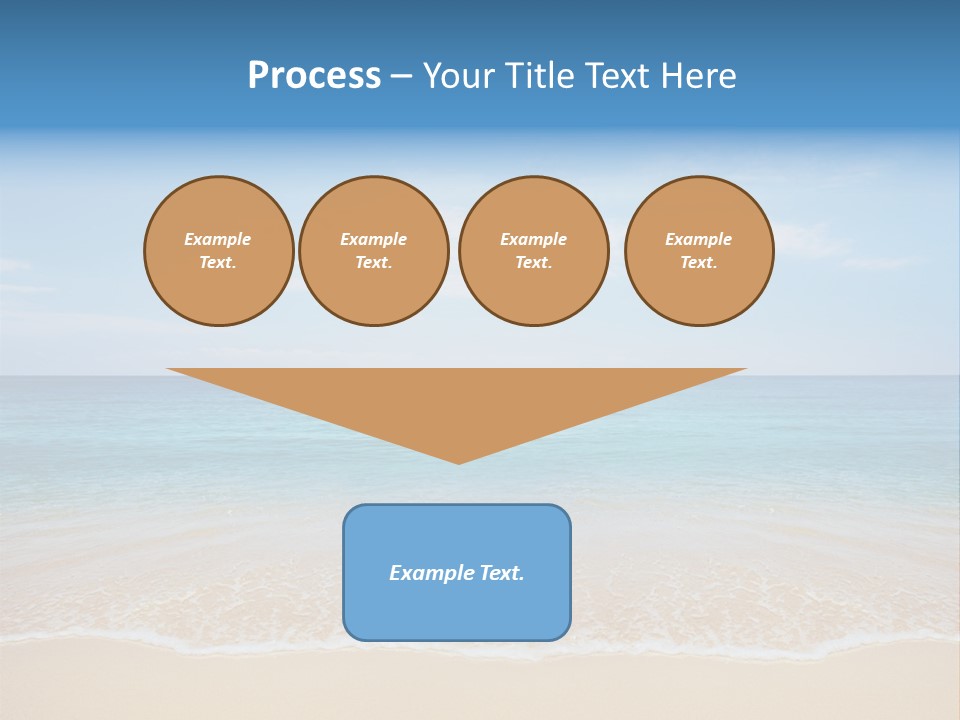 Sunlight Tropical Sea PowerPoint Template