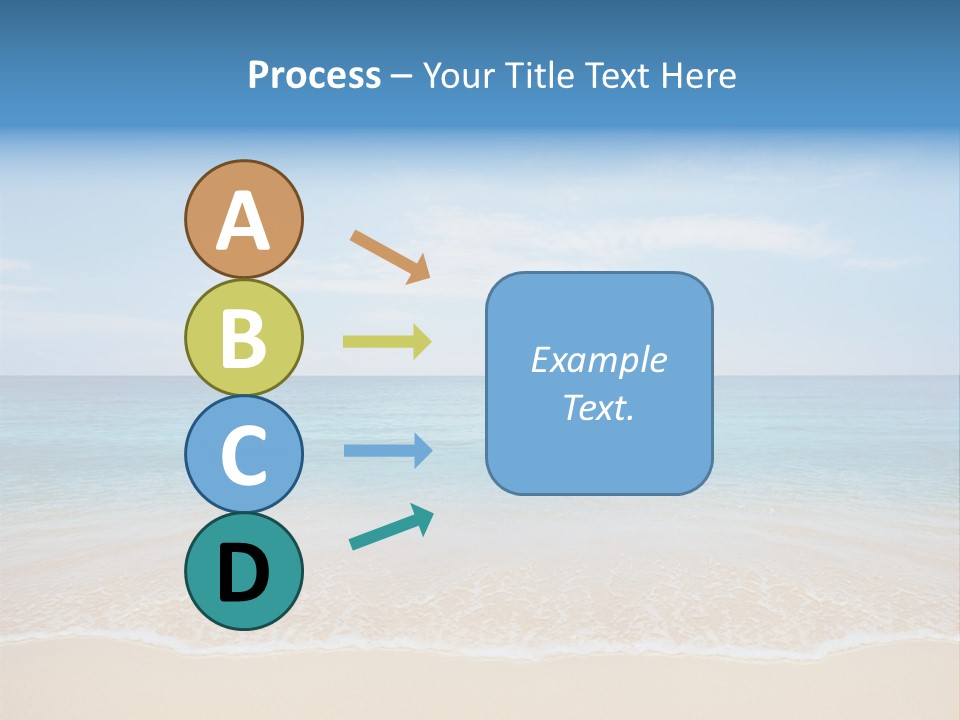Sunlight Tropical Sea PowerPoint Template