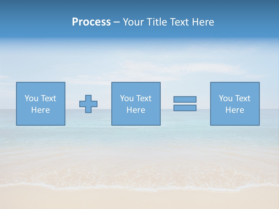 Sunlight Tropical Sea PowerPoint Template
