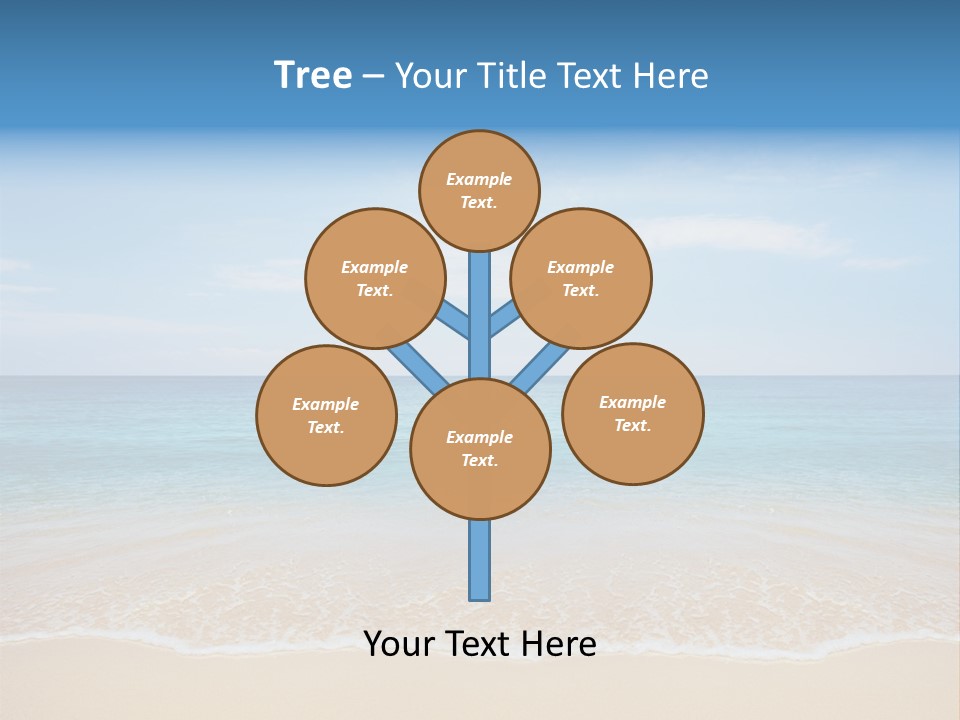 Sunlight Tropical Sea PowerPoint Template