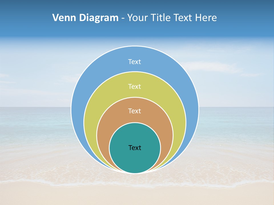Sunlight Tropical Sea PowerPoint Template