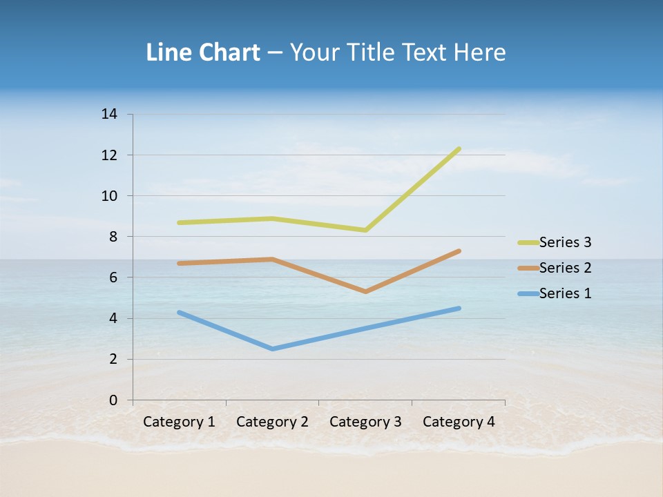 Sunlight Tropical Sea PowerPoint Template