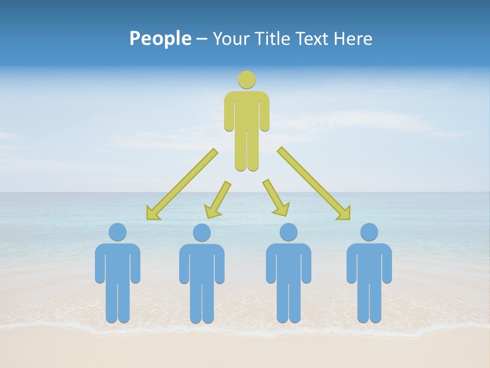 Sunlight Tropical Sea PowerPoint Template