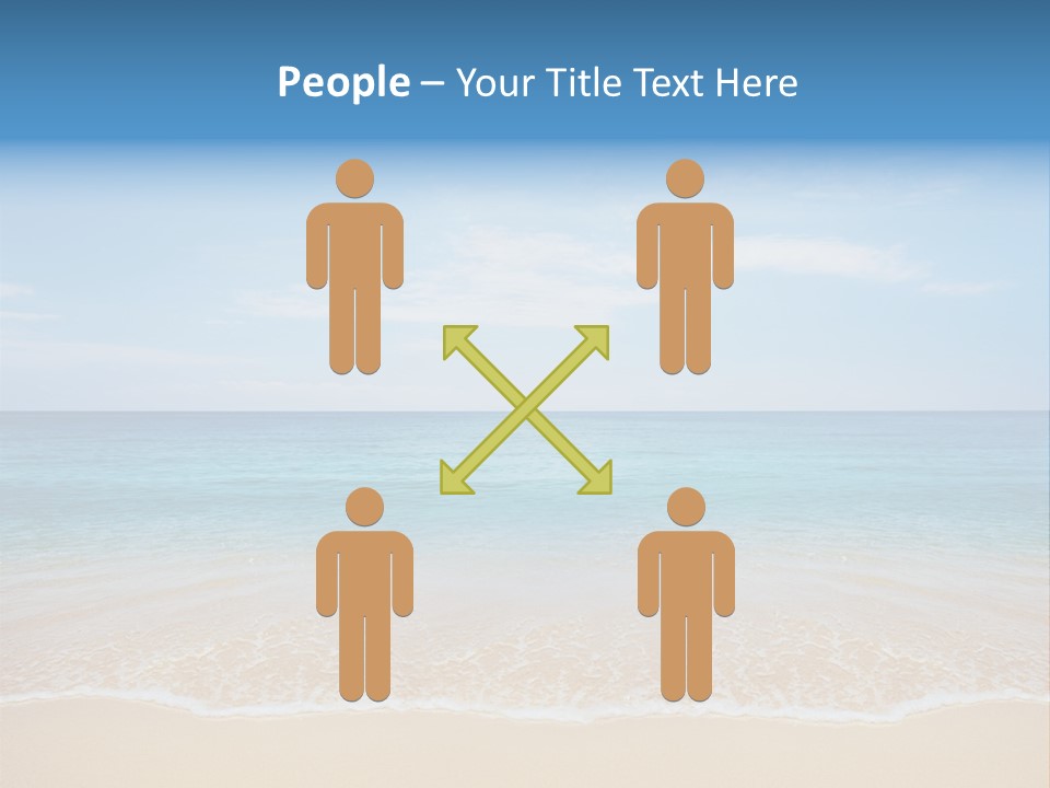 Sunlight Tropical Sea PowerPoint Template