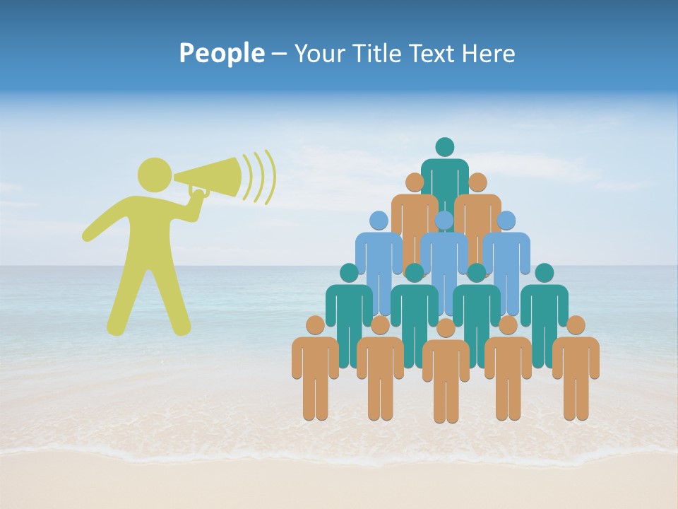 Sunlight Tropical Sea PowerPoint Template