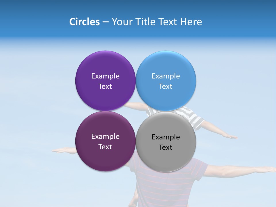 Holding Boy Freedom PowerPoint Template