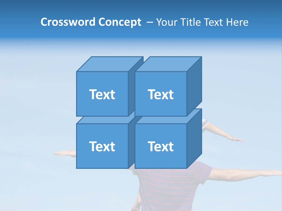 Holding Boy Freedom PowerPoint Template
