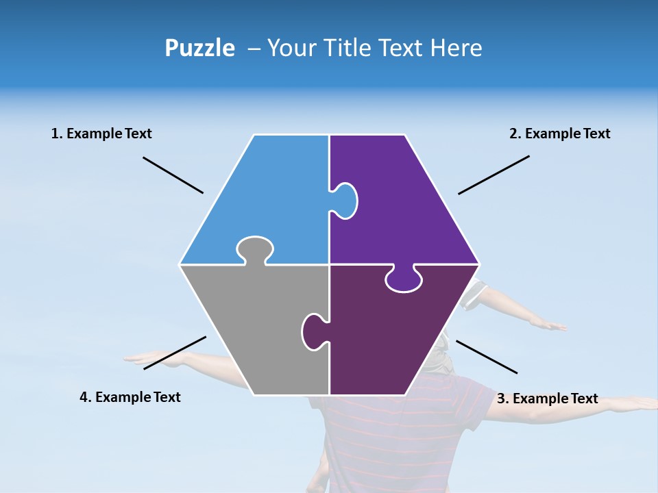 Holding Boy Freedom PowerPoint Template