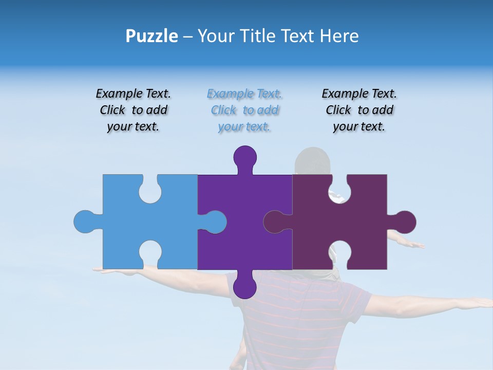 Holding Boy Freedom PowerPoint Template