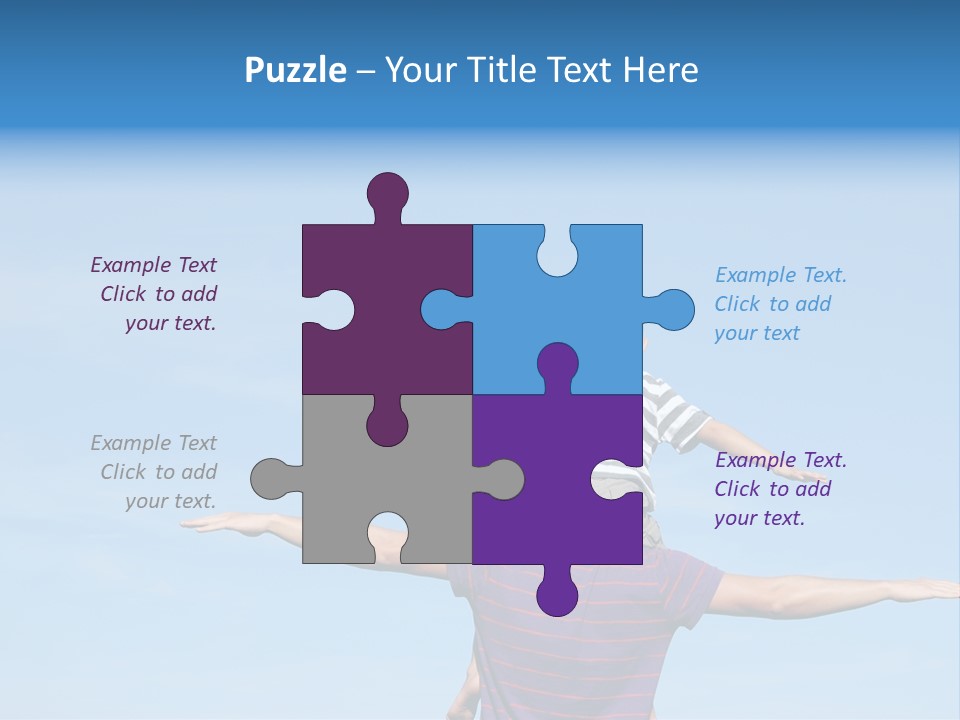 Holding Boy Freedom PowerPoint Template