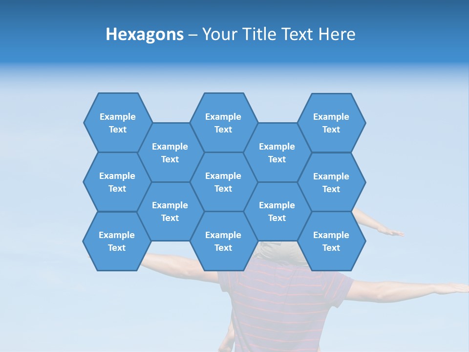 Holding Boy Freedom PowerPoint Template